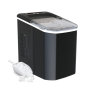 Toxiya Ice-maker Counter-top Ice Maker Machine 8 Mins 9 Bullet Ice - Silver - Black