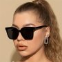 Butterfly Style PC Frame Glasses For Women Vintage Gradient Ideal For Hiking Party Beach Travel