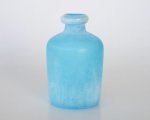 Blue Frosted Vase 24X14