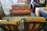 3 Piece Retro Ball And Claw Lounge Suite