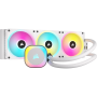 Icue Link H150I Rgb Aio 360MM Liquid Cpu Cooler White CW-9061006-WW