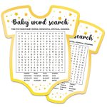 Misaidou Baby Shower Game 30 Card Set With Answer Card Tabletop Game For Baby Shower Party & Gender Reveal Games Modern Design U