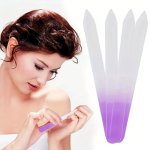 2 Pcs Glass Nail Polishing Files Sanding Strip Rubbing Strip Polishing Strip Nail Files Manicure Pedicure Tool