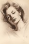 Canvas Wall Art - Light Sketch Woman European Descent - A1526 - 120 X 80 Cm