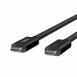 Belkin - Thunderbolt 4 100 Watt Cable - 2 Meters Passive Cable - Black