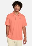Under Armour Tech Polo - Flare Orange pitch Gray halo Gray