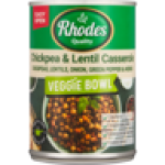 Rhodes Quality Chickpea & Lentil Casserole Veggie Bowl Can 400G