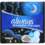 Always Heavy Flow Night XL Maxi Thick Sanitary Pads 8 Pack
