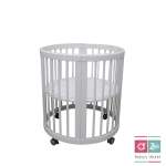 Mola Dream Convertible Cot - White Beechwood No