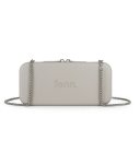 Wallets Mushroom/ Grey Silver Zip Silver Chain