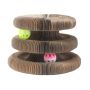 Foldable Accordion Cat Scratch Board Cat Toys Cat Toy Post Ball Track