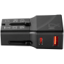 Volkano Globetrotter Series 25W Dual USB + Type-c MINI Travel Adaptor VK-8028-BK