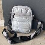 Puffer Cellphone Bag - Grey