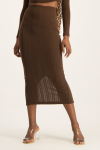 Kyrah Midi Skirt - Pinecone - XS