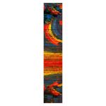 Modern Protea Table Runner - 43CM X 230CM - Mock Linnen