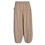 Coconut Button Pant - Taupe S m
