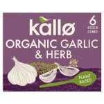 Kallo - Organic Garlic & Herb Stock Cubes 66G