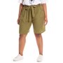 Donnay Plus Size Washer Cotton Shorts - Fatigue