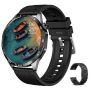 Smart Watch With Dual Straps-fitness Tracker Health Monitoring HD Display