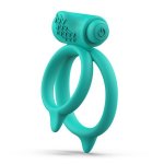 B Swish - Bcharmed Basic Plus Dual Cock Ring Sea Foam