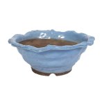 Japanese Kinyou Glazed Rustic Round Containers - Large 230 D X 85MM H