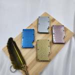 Carbon Fibre Card Wallet - Silver