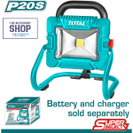 Light Portable Work Lamp Cordless Total Tools With Or Without Battery TWLI2025
