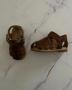 New Little P Brown Sandals Size 4