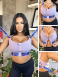 High Impact Bra - Wild Series - Galaxy - 5XLARGE