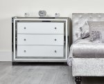 Blanca Mirror Chest Of 3 Drawers