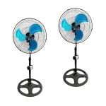 18 Electric Fans With 3 Speed Cooling Effect - Pack Of 2 + 2 MINI Fans