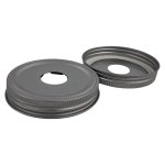 Jar Lids For Candle Lighting Stainless Steel 2PC