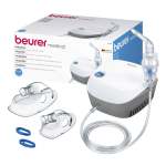 Beurer Ih 18 Compressed Air Technology Nebuliser Including Accessories - Fast Effective Upper & Lower Airway Relief