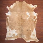 B Grade Nguni Hide 180 Brown white XL - Extra Large Brown white Panelled