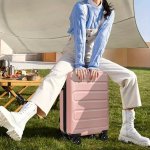 Jit Multifunctional Travel Suitcase With Security Lock 360-DEGREE Rotating Wheels Durable Plastic Rectangle Shape Multipurpose U