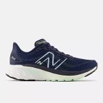 New Balance Women's 860 V13 D Wide Fit - Navy Bleach Blue Green Aura - UK6