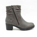 Ladies Boots In Grey - Grey 8