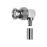 Bnc Angle Plug Crimp LMR100 RG316