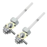2 Pcs Motorcycle Fuel Tap Valve Petcock Fuel Tank Gas Switch For Honda CB400 CB500 CB550 CB750 White
