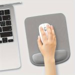 1PCS Ergonomic Mouse Pad With Wrist Support Comfortable Non-slip Base For Computer laptop Use Perfect For Work And Gaming 20.5X2