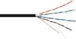 CAT 5U-100 5E Outdoor Cable 100M Pull Box Solid Core Cca Uv Protected Sf tp Foil Braiding
