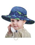 Zurlefy Baby Sun Hat 6-12 Months Outdoor Adjustable Bucket Hat For Baby Girls Summer Beach Toddler Girl Hat 32-02XS