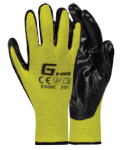 Pioneer Go-work Lime Nitrile Plam Dipped Glove