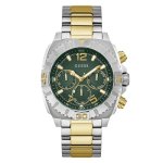 Guess Traction Green Dial Multifunction Watch