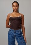 Jersey Cami - Rich Choc light Stone