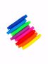 Pop Tubes Fidget Kids Toys Multi Colour Tubes Large - 8 Pieces