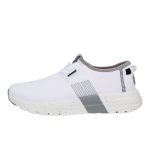 Heydude Women's Sirocco Sport Stripe Sneaker White Size 11 Lightweight Slip On Mesh Casual Shoe For Travel And Everyday Wear