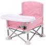 4AKID Portable Baby Foldable High Chair - Pink