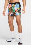Nike Dri-fit 5" Brief-lined Running Shorts - Total Orange multi
