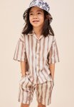 X Rop Van Mierlo: Linen-blend Pull-on Shorts - Beige